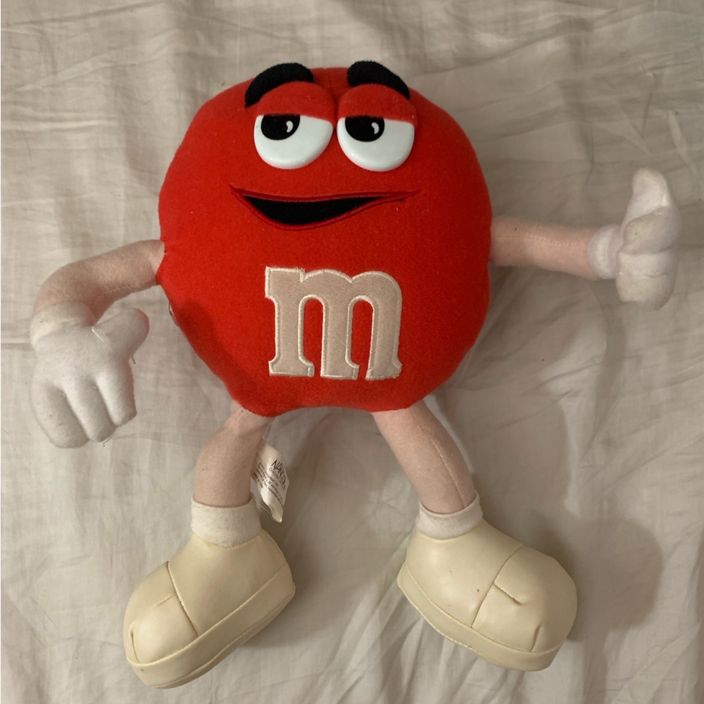 Nanco 2001 Red M&M Plush Toy